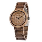Bamboo wood watch watch ladies watch quartz movement watch - Image 4