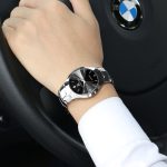 Tungsten Steel Watch Men's Watch Quartz Watch - Image 4