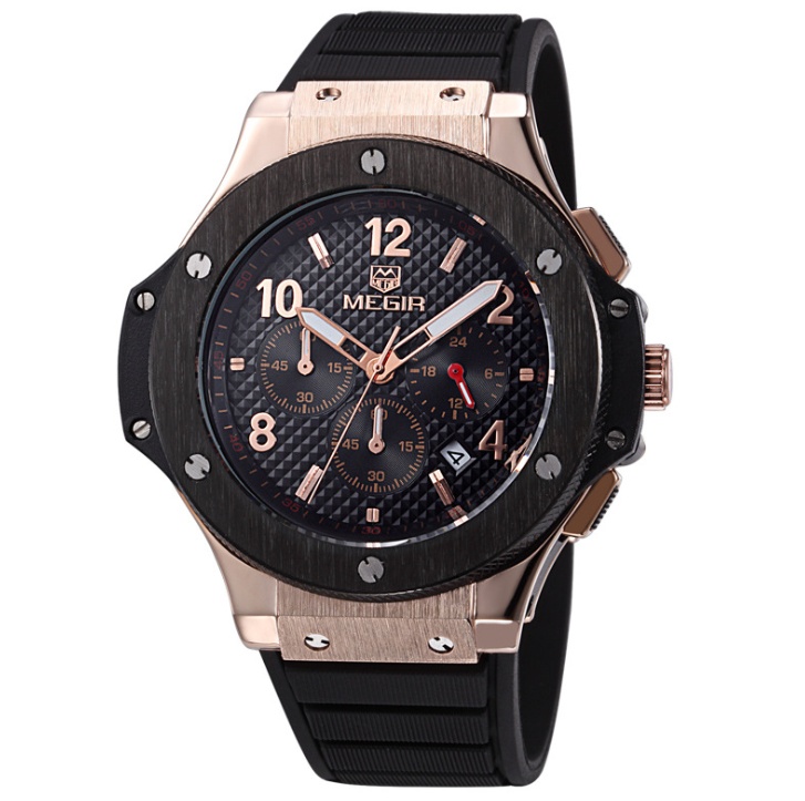 45604116675.jpg Watches Men Luxury Quartz Wrist Watch Male Sports Military Chronograph Watches - Image 1