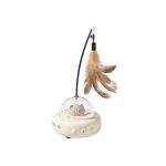 Smart Teaser Cat Toy Electric UFO Cat Teaser Stick With Bell Training Pet Toys Replaceable Feather Interactive Cat Supplies Pet Supplies Pets Products - Image 3