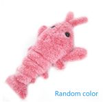 Pet Toys Electric Jumping Shrimp USB Charging Simulation Lobster Funny Cat Plush Pets Toy - Image 3
