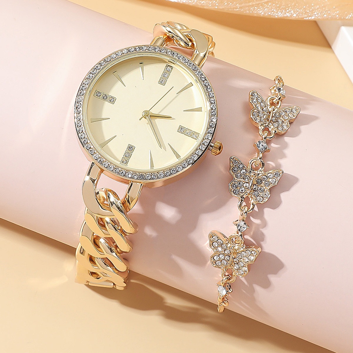 4f986426-5703-40ba-b624-1d72d4705639.jpg Women's Wrist Watch Simple Thin Strap Bracelet Watch - Image 1