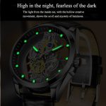 Men Watch Skeleton Automatic Quartz Watch Gold Skeleton Vintage Man Watch Mens Watches Top Brand Luxury - Image 5