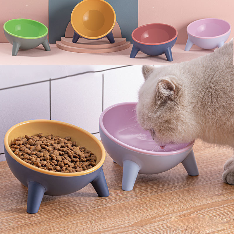 518791b6-c3bf-457c-9804-d7c2bd495d82.jpg Cat Dog Bowl With Stand Pet Feeding Food Bowls Dogs Bunny Rabbit Nordic Color Feeder Product Supplies Pet Accessories - Image 1