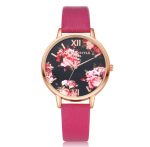 High Quality Fashion Leather Strap Rose Gold Women Watch Casual Love Heart Quartz Wrist Watch Women Dress Ladies Luxury Watches - Image 3