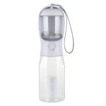 Portable Cat Dog Water Bottle Food Feeder Drinker Poop Dispenser 3 In 1 Leak-proof Multifunctional Dog Water Bottle Pet Products - Image 6