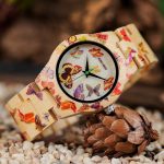 BOBO BIRD O20 Butterfly Print Women Watches All Bamboo Made Quartz Wristwatch for Ladies in Wooden Gift Box - Image 4