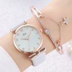 Watch Female Student New Watch Set Fashion Literal Drainage Product Bracelet Set Watch - Image 4