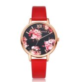 High Quality Fashion Leather Strap Rose Gold Women Watch Casual Love Heart Quartz Wrist Watch Women Dress Ladies Luxury Watches - Image 5