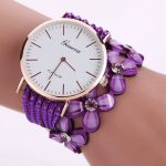 Fashion Geneva Flowers Watches Women Dress Elegant Quartz Bracelet Ladies Watch Crystal Diamond Wrist Watch Gift Reloj Mujer - Image 9