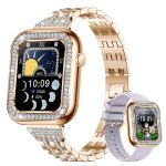New Square Fashion Women Smart Wristwatch Diamond Waterproof - Image 2
