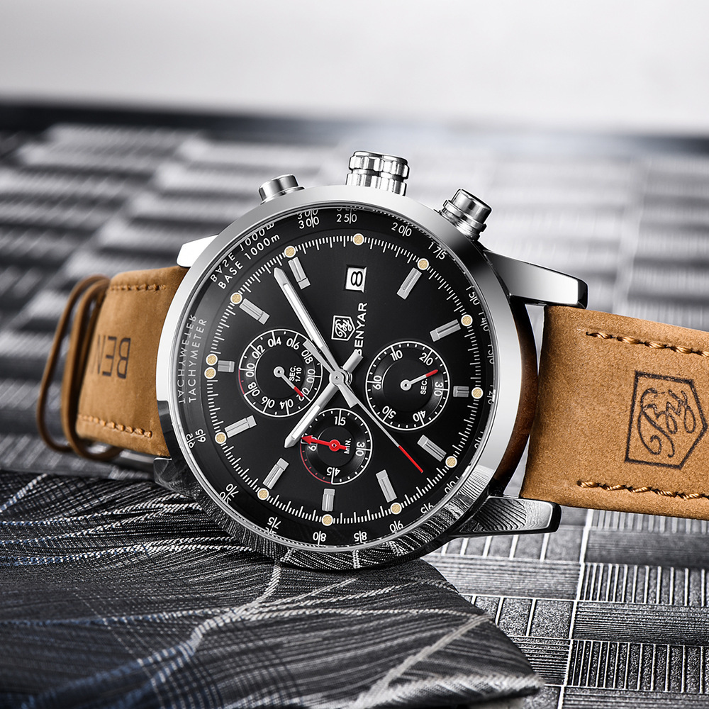 8693558e-92ba-434e-bf47-9ec426652a2a.jpg Fashion Casual Watch Mens Watches Men Luxury Brand Quartz Watch Business Leather Men's Watches Clock - Image 1