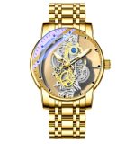 Men Watch Skeleton Automatic Quartz Watch Gold Skeleton Vintage Man Watch Mens Watches Top Brand Luxury - Image 6