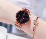 Starry Sky Women's Watch With Magnet Mesh And Diamond Quartz Watch - Image 2