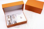 3-piece Rhinestone Watch Set With Bracelet And Necklace - Image 6