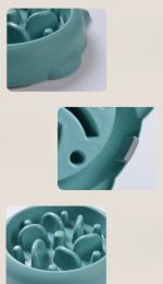 Pet Dog Cat Slow Feeder Bowls Anti Choking Slow Feeder Dish Bowl Home Dog Eating Plate Anti Gulping Bowl Supplies - Image 5