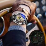 Men Watch Skeleton Automatic Quartz Watch Gold Skeleton Vintage Man Watch Mens Watches Top Brand Luxury - Image 4