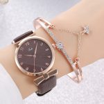 Watch Female Student New Watch Set Fashion Literal Drainage Product Bracelet Set Watch - Image 6