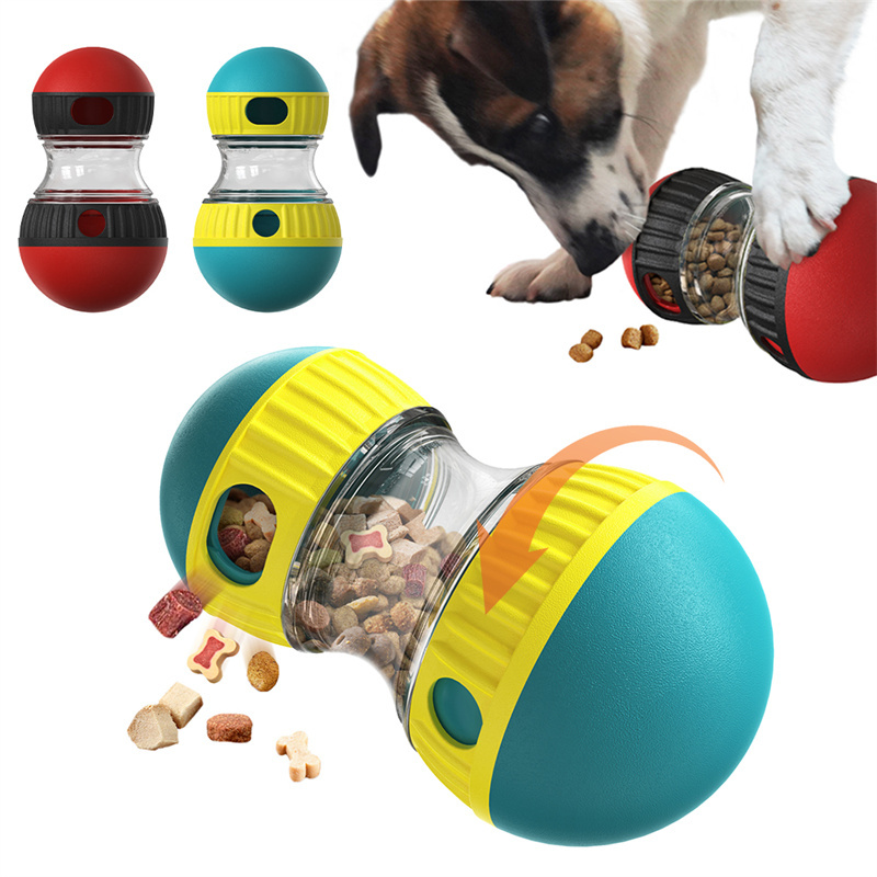 c8fc8d3a-f20f-479e-a1fb-3a88c0bd218a.jpg Food Dispensing Dog Toy Tumbler Leaky Food Ball Puzzle Toys Interactive Slowly Feeding Protect Stomach Increase Intelligence Pets Toy Pet Products - Image 1