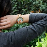 BOBO BIRD O20 Butterfly Print Women Watches All Bamboo Made Quartz Wristwatch for Ladies in Wooden Gift Box - Image 2