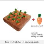 Pet Dog Toys Carrot Plush Toy Vegetable Chew Toy For Dogs Snuffle Mat For Dogs Cats Durable Chew Puppy Toy Dogs Accessories - Image 2