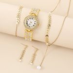 Diamond Women Watches Luxury Fashion Rhinestone Quartz Bracelet Wrist Watch For Women - Image 5