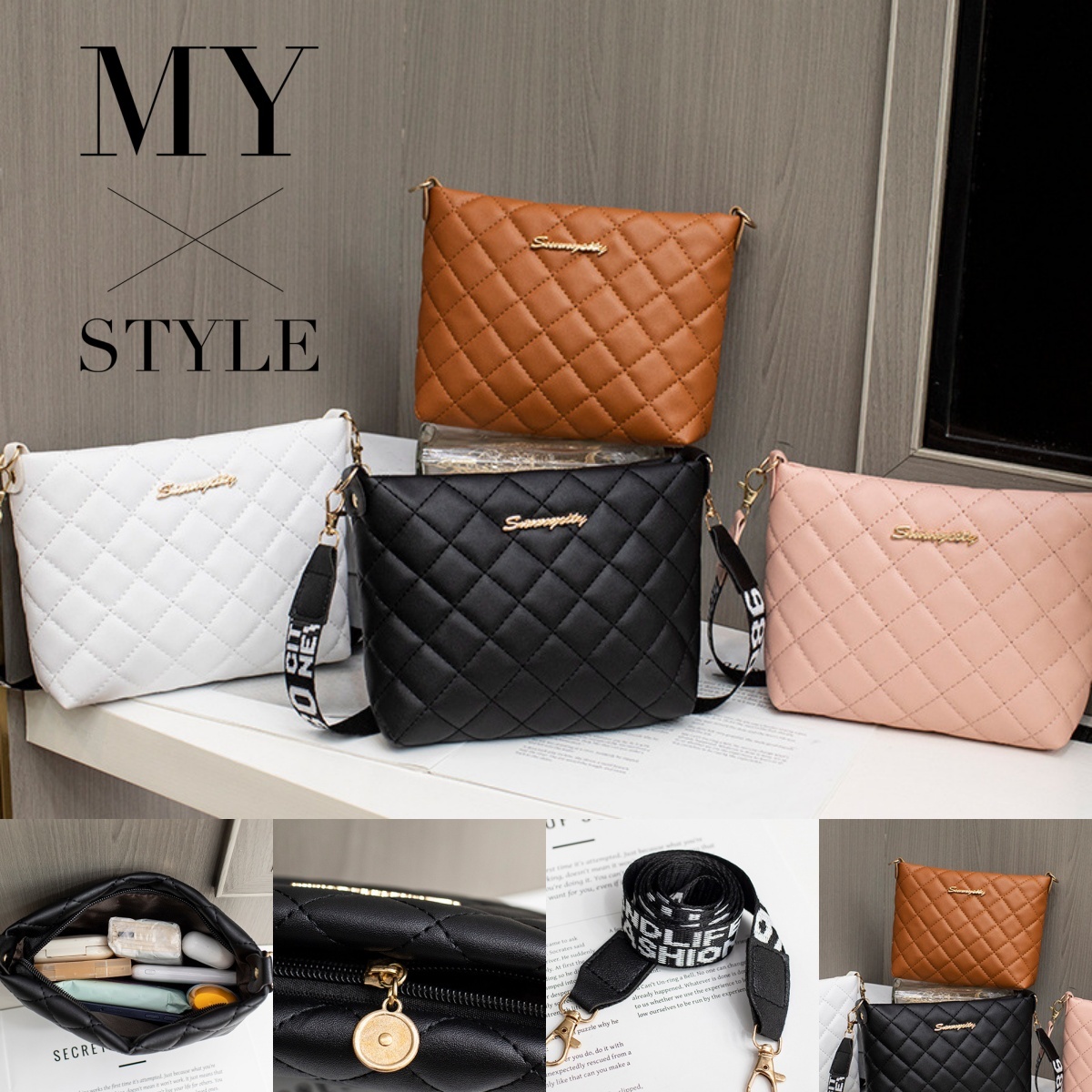 dbfff288-d7de-4d1b-90d3-6e97c1928eea.jpg Small Messenger Bag For Women Trend Linge Embroidery Female Shoulder Bags Fashion Chain Ladies Crossbody Purse - Image 1