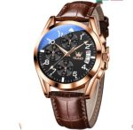 OLEVS Luxury Mens Watches Waterproof Luminous Quartz - Image 3
