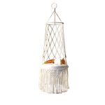 Macrame Hanging Pet Bed Macrame Cat Hammock Wall Hanging Cat Hammock Macrame Cat Bed-Pet Gifts Hammock Macrame Cat Swing - Image 5