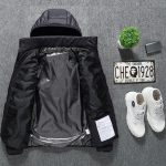 Winter Heated Jacket USB Electric Cotton Coat Zip-up Heater Thermal Clothing Heating Vest For Men - Image 5