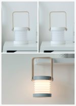 Foldable Touch Dimmable Reading LED Night Light Portable Lantern Lamp USB Rechargeable For Home Decor - Image 2