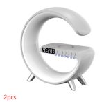 New Intelligent G Shaped LED Lamp Bluetooth Speake Wireless Charger Atmosphere Lamp App Control For Bedroom Home Decor - Image 5
