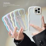 Wave Border Mobile Phone Case Solid Color Simple Candy Color - Image 5