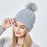 Winter Knitted Hats Fashion Stretchy Lined Skull Hats For Women Faux Fur Pom Pom Hat Keep Warming Beanie Hat - Image 5