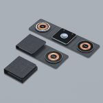 3 IN 1 Magnetic Folding Wireless Charger Station For IPhone Transparent Fast Charging For IWatch And Airpods - Image 2