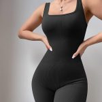 Women's Suspender Tank Top Tights - Image 2