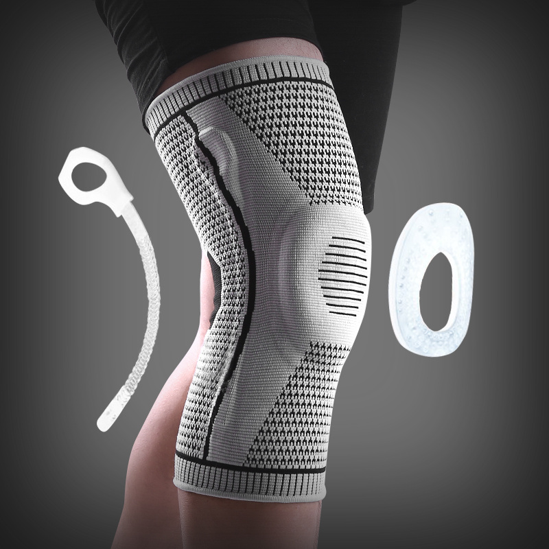 afd6fb52-1d55-4459-8b1e-f81e15554607.jpg Knee Pads For Sport Knee Silicone Spring Patella Protector - Image 1