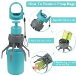 Portable Lightweight Dog Pooper Scooper With Built-in Poop Bag Dispenser Eight-claw Shovel For Pet Toilet Picker Pet Products - Image 5