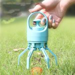 Portable Lightweight Dog Pooper Scooper With Built-in Poop Bag Dispenser Eight-claw Shovel For Pet Toilet Picker Pet Products - Image 4