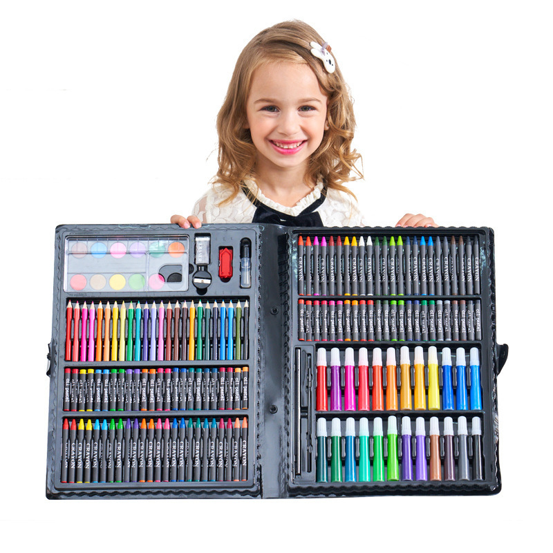 d1982218-a608-43dd-977f-0e6bb9a88905.jpg Painting Set, School Supplies, Brush Set, Oil Pastel Painting Set, Watercolor Pen Set - Image 1