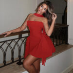 Sexy Tube Top Dress With Back Zipper Design Ins Fashion Short Dress For Party Clothing Women - Image 4