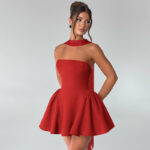 Sexy Tube Top Dress With Back Zipper Design Ins Fashion Short Dress For Party Clothing Women - Image 2