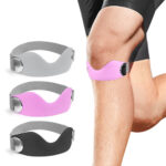 Patellar Tendon Support Strap Adjustable Silicone Compression Patella Band Stability Knee Brace