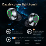 YD03 Wireless Bluetooth-compatible Headset TWS Large Screen Smart Digital Display In Ear Breathing Light - Image 2