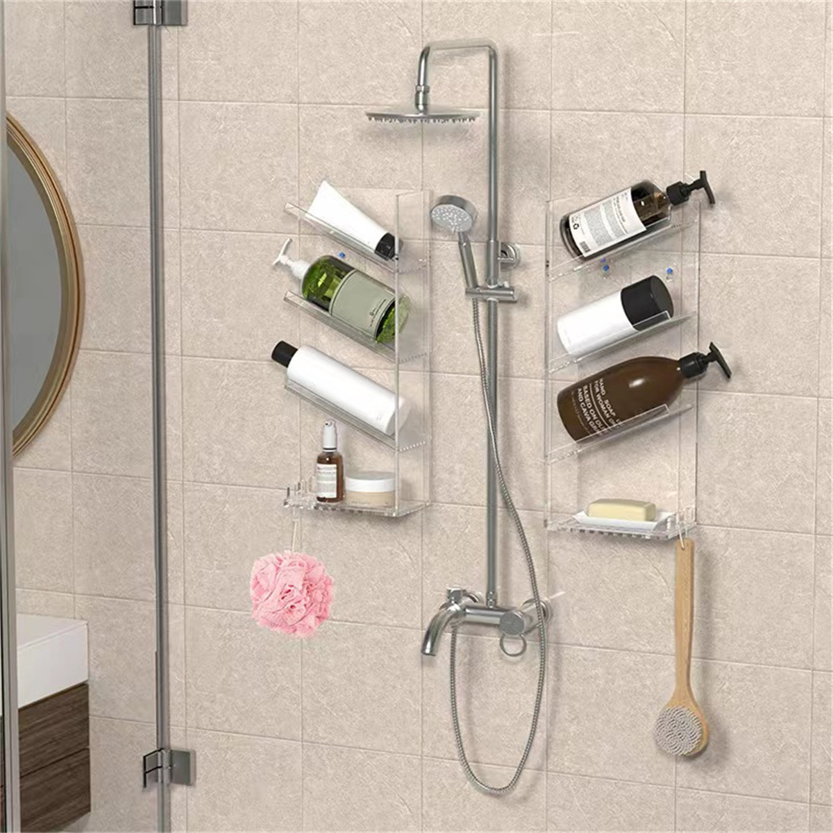 349832af-1cfe-4b2b-aacc-efcad0e1af08.jpg Perfume Storage Bathroom Bathroom Storage Rack - Image 1