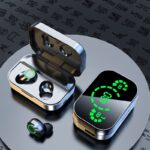 YD03 Wireless Bluetooth-compatible Headset TWS Large Screen Smart Digital Display In Ear Breathing Light - Image 3