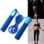 Skipping Rope With Counter Adjustable Length Counter Wear-resistant Foam Cotton Handle JumpRope Exercise Portable Sports Training Equipment - Image 2