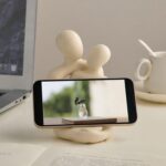Heartwarming Loving Couple Resin Statue - A Timeless Modern Home Decor Accent For Bookshelves, Office Desks, And Nightstands Valentine's Day Gift - Image 4