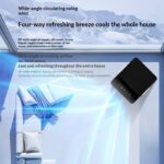 Portable Mini Cooling Fan with Oscillating Blades - Compact Personal Air Circulator for Desk Travel Office Home Use - Image 2