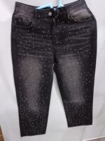 Ins Shiny Straight Jeans With Pockets Fashion Loose Wide-leg Pants For Women Street-style Trousers - Image 7